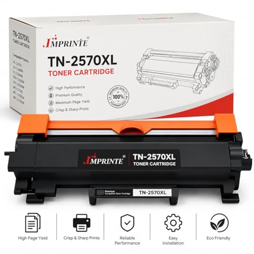 IMPRINTE TN-2570XL Toner Cartridge Compatible for use in HL-L2400D, HL-L2440DW, HL-L2460DN, HL-L2460DW, DCP-L2605DW, DCP-L2640DW, DCP-L2680DW Printers - Image 3