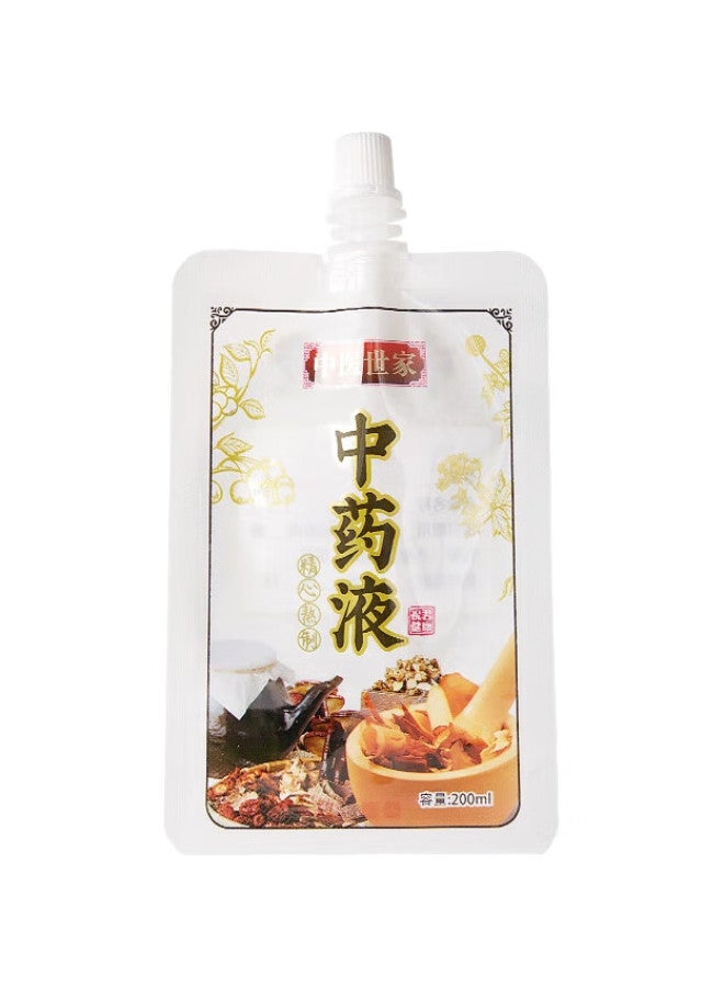 BAIJIE Chinese Herbal Medicine Dispensing Bags, Liquid Bags, Disposable Herbal Medicine Bags, Sealed Bags, 50 Pieces * 200Ml, Medicine Bags, Soy Milk Bags - Image 1