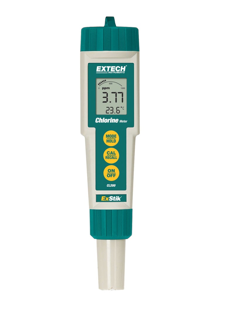 إكستيك أنستورمنتس جهاز قياس الكلور الكلي المقاوم للماء Extech CL200 ExStik® - Image 1