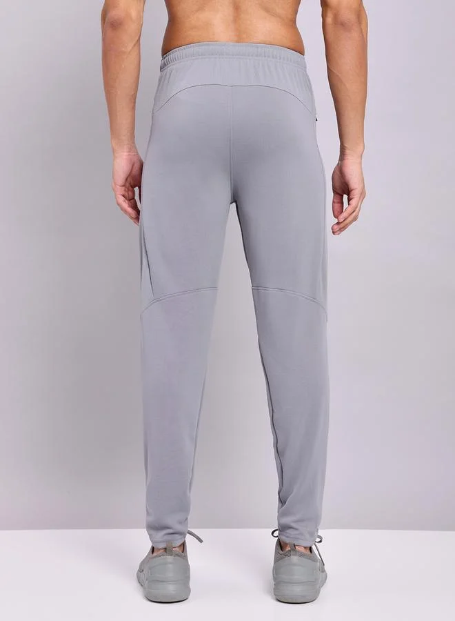 Technosport Technosport Solid Elasticated Trackpants with Pockets