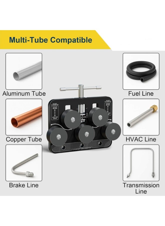M MIAOYAN Pipe straighteners, brake pipe straighteners, pipe straighteners suitable for diameters from 3/16 inch to 1.0 inch, fuel pipes, soft aluminum pipes, and copper pipes. - Image 2