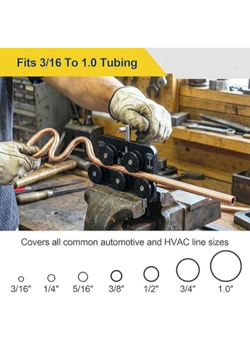 M MIAOYAN Pipe straighteners, brake pipe straighteners, pipe straighteners suitable for diameters from 3/16 inch to 1.0 inch, fuel pipes, soft aluminum pipes, and copper pipes. - Image 3