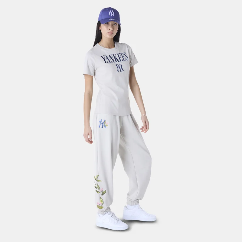 New Era Beige Women's MLB New York Yankees Floral Joggers for Women | Best Price UAE
