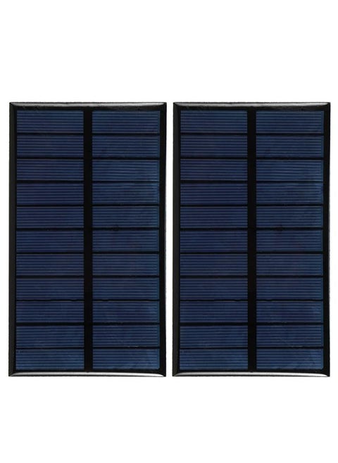 2Pcs Mini Polysilicon Solar Panel DIY Battery Charger Solar Power Charger Panel 1.6W 5.5V