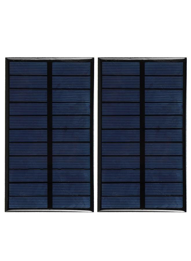 NIBEMINENT 2Pcs Mini Polysilicon Solar Panel DIY Battery Charger Solar Power Charger Panel 1.6W 5.5V  - Image 1
