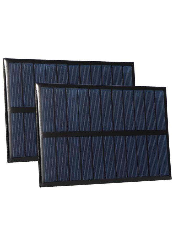 NIBEMINENT 2Pcs Mini Polysilicon Solar Panel DIY Battery Charger Solar Power Charger Panel 1.6W 5.5V  - Image 2