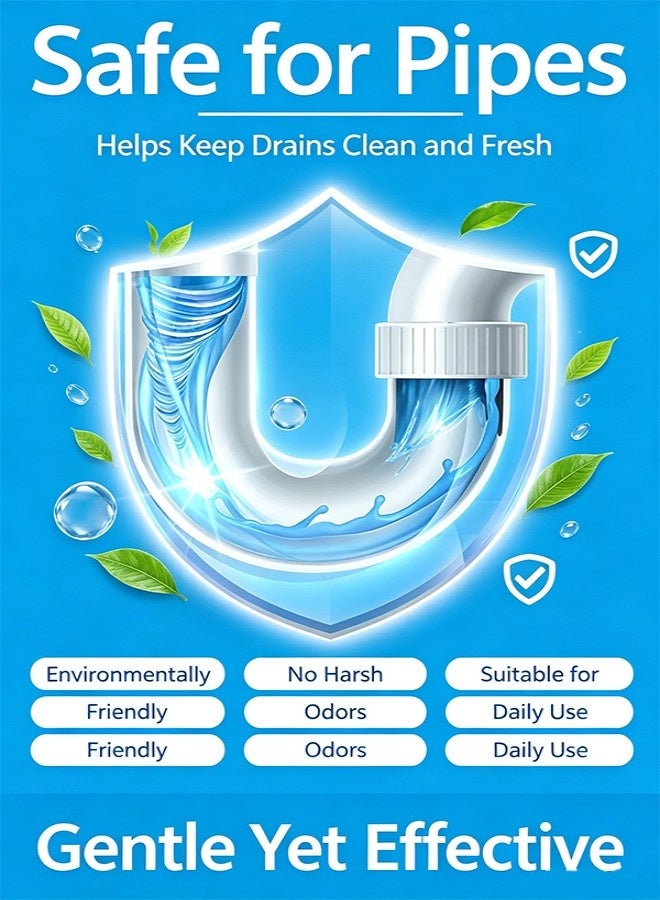 JUE FISH Drain Clog Remover Powder, Sink Pipe Dredging Cleaning Agent - Image 4