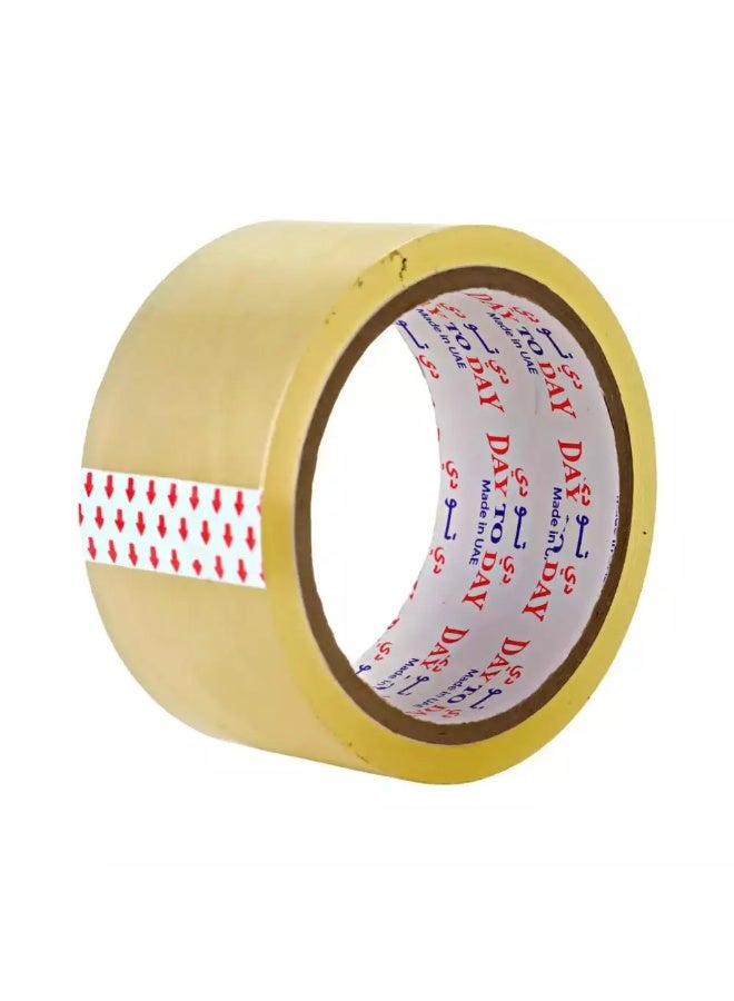 Daytoday Bopp Clear Tape Transparent Packaging Tape- 50 yard Clear Tape - Image 1