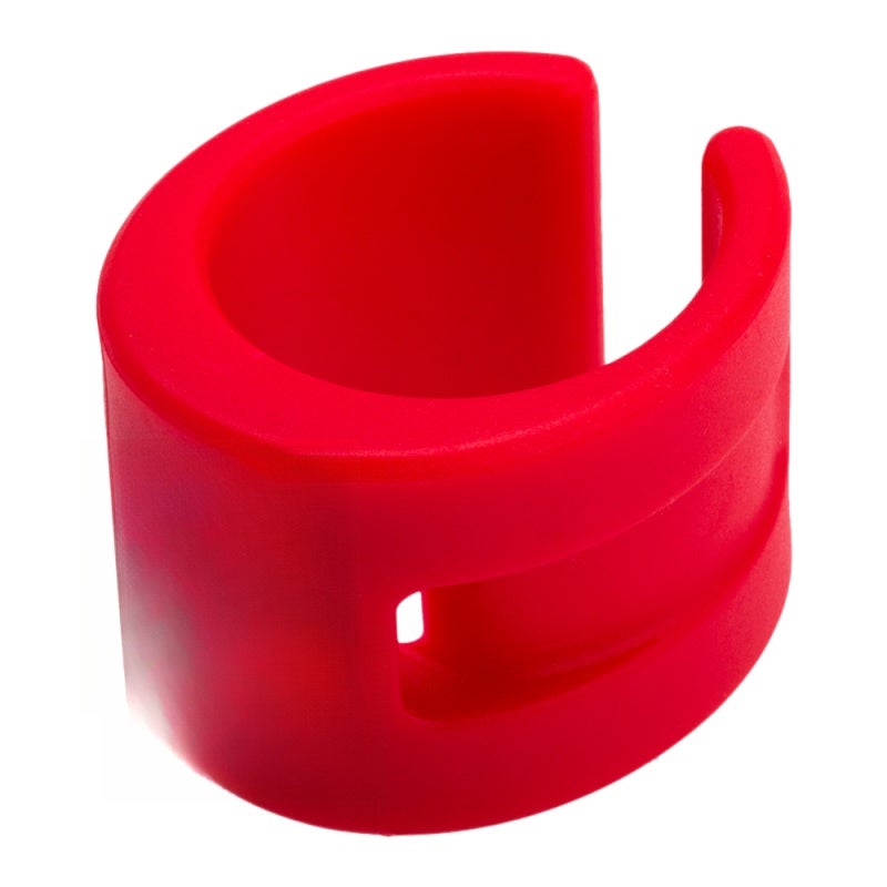 ENLEE Bike Frame Chain Protector: Red Premium Rubber, Flexible Durable, Easy to Attach - Special Cool Look Chain Stay Guard for Road Mountain Bike Rear Forks - Image 5