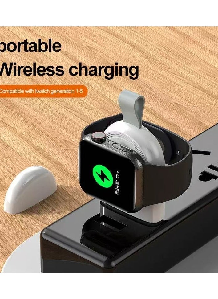 DKNG Smart Watch Wireless Magnetic Charger for Apple Watch SE/2/3/4/5/6/7/8/9/10th generation, S10 white  - Image 5