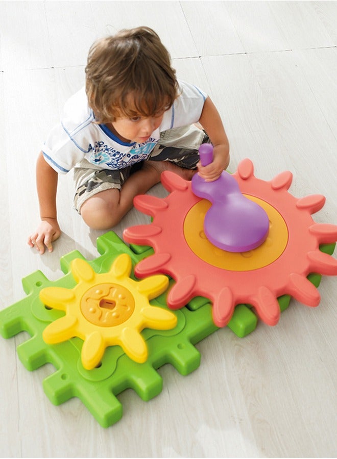 14PCS Kids Plastic Tactile Play Tiles Construction Building Block Toys  - Image 5