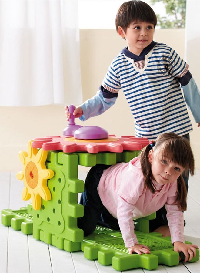 14PCS Kids Plastic Tactile Play Tiles Construction Building Block Toys  - Image 4