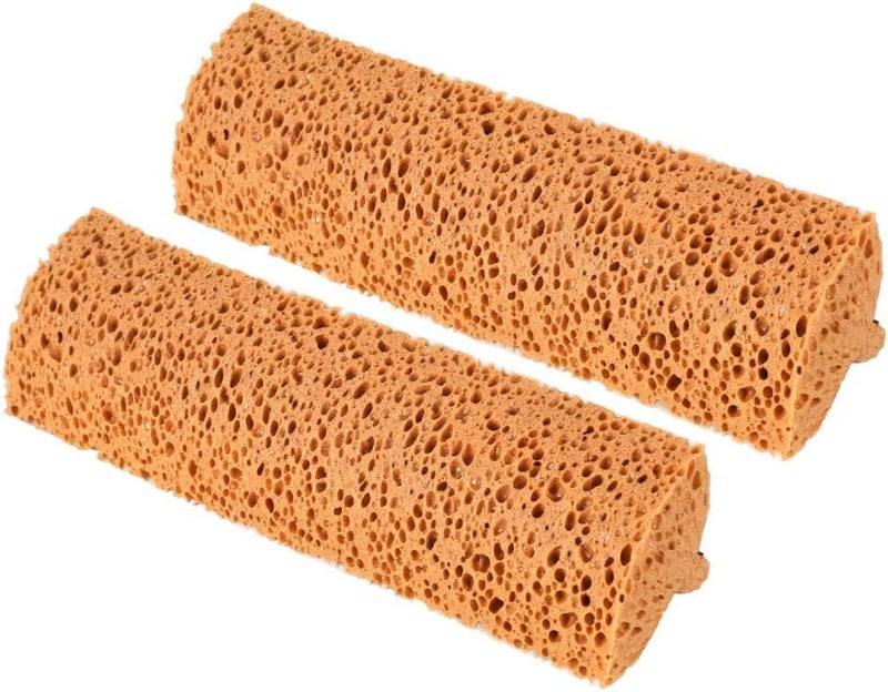 YOCADA Sponge Mop Replacement Refill Head Home Commercial Use Tile Floor Bathroom Garage Cleaning Easily Dry Wringing 2 PCS - Image 1