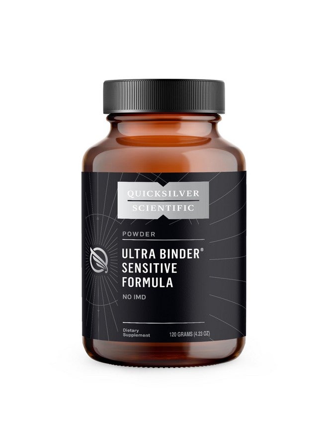Quicksilver Scientific Ultra Binder Sensitive Formula - Gut Health Supplement with Activated Charcoal, Bentonite Clay - Cleansing Support Powder (120g) - Image 1