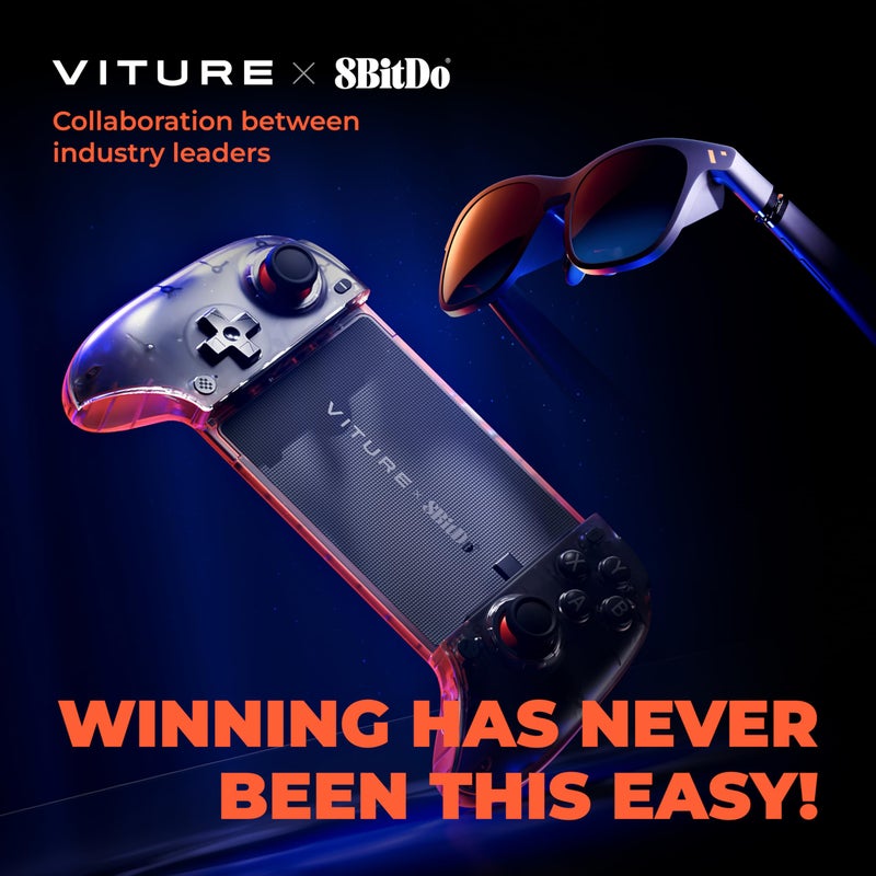 VITURE x 8BitDo Ultimate Mobile Gaming Controller â€“ Worldâ€™s First for XR Glasses | USB-C Connection for Minimum Latency, Hall Effect Sticks, Charge While Playing, Pro Performance for Android - Image 3