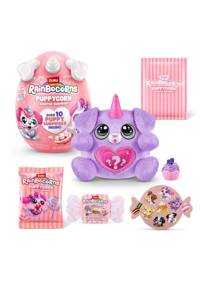 Rainbocorns Rainbocorns Puppycorn Hound Dog Scent Surprise - Surprise Unboxing Soft Toy, Scented Puppy Plush for Girls by ZURU - Image 1