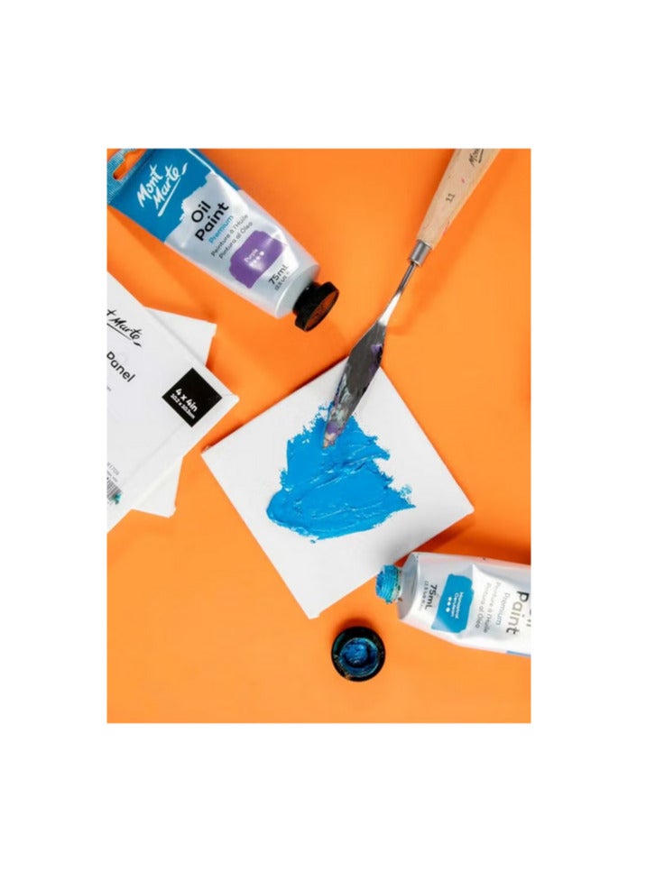 Mont Marte 5 Piece Miniature Canvas Panel 4x4 Inch (10 X 10cm) - Image 3
