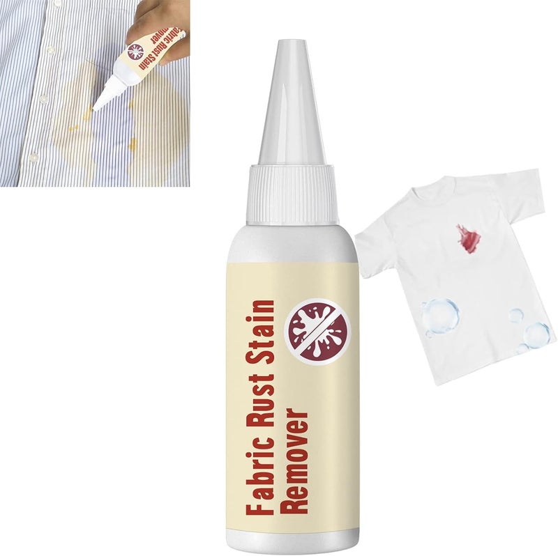 comfrt Emergency Stain Rescue Stain Remover, Fabric Rust Stain Remover - Anhydrous Iaundry Detergent, Stain Cleaner for Clothing, Fabric, Carpet (50ML-1Pcs) - Image 1