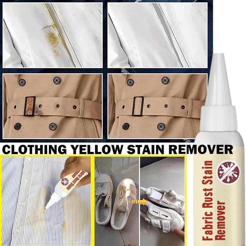 comfrt Emergency Stain Rescue Stain Remover, Fabric Rust Stain Remover - Anhydrous Iaundry Detergent, Stain Cleaner for Clothing, Fabric, Carpet (50ML-1Pcs) - Image 4
