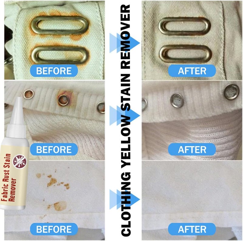 comfrt Emergency Stain Rescue Stain Remover, Fabric Rust Stain Remover - Anhydrous Iaundry Detergent, Stain Cleaner for Clothing, Fabric, Carpet (50ML-1Pcs) - Image 5