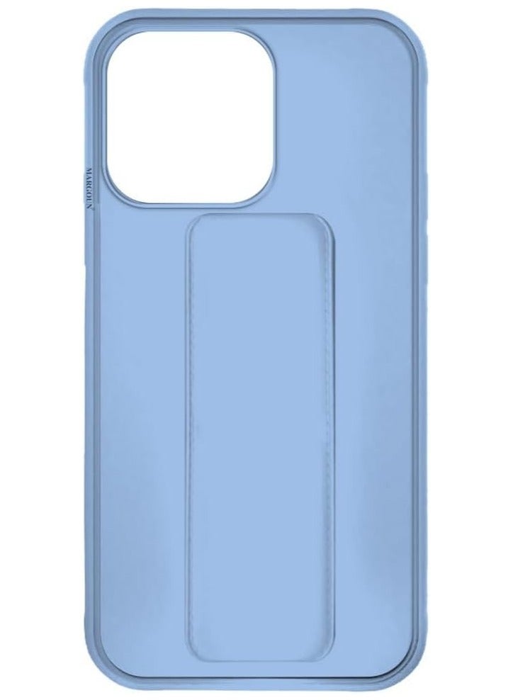 iPhone 16 Case Cover Finger Grip holder Phone Car Magnetic Multi-function Shockproof Protective Case Two-in-one Phone holder Case (light Blue, iPhone 16) - Image 3