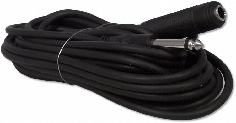 Your Cable Store 25 Foot 1/4" (6.3mm) Mono Microphone Extension Cable