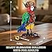 Vziimo Pirate Parrot Flowers Building Set 1236PCS Parrot Creative Bird Model Home Deocr and Office Art Gift for Teens Boyfriend Adults 14 Compatible with Major Brand - Image 4