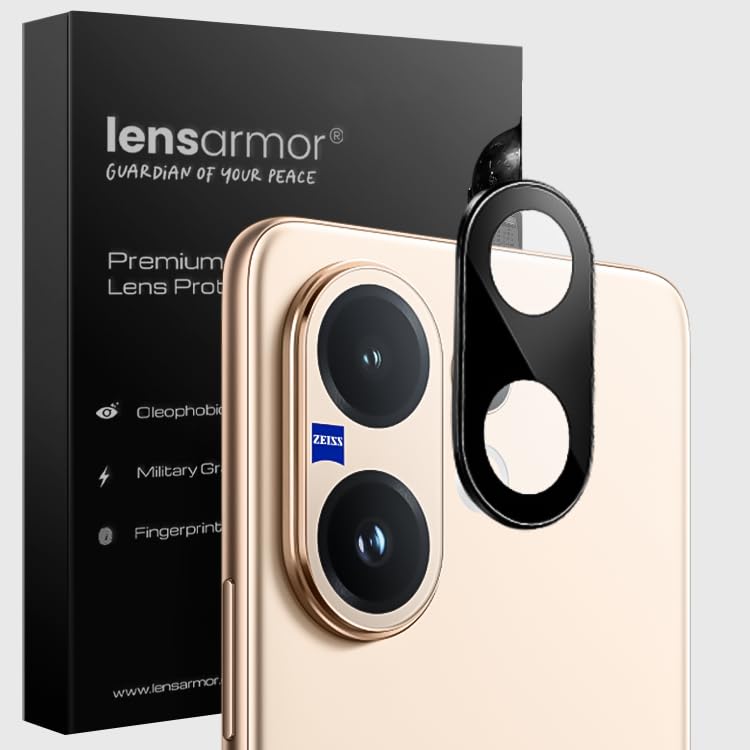 Lensarmor Compatible with Vivo V60 Camera Lens Protector (1 Pack) – Premium 9H Tempered Glass, Military-Grade Protection, Ultra-Clear Transparency & Case-Friendly Fit - Image 1
