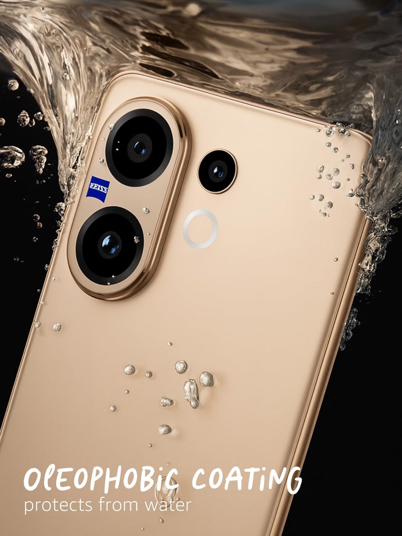 Lensarmor Compatible with Vivo V60 Camera Lens Protector (1 Pack) – Premium 9H Tempered Glass, Military-Grade Protection, Ultra-Clear Transparency & Case-Friendly Fit - Image 3