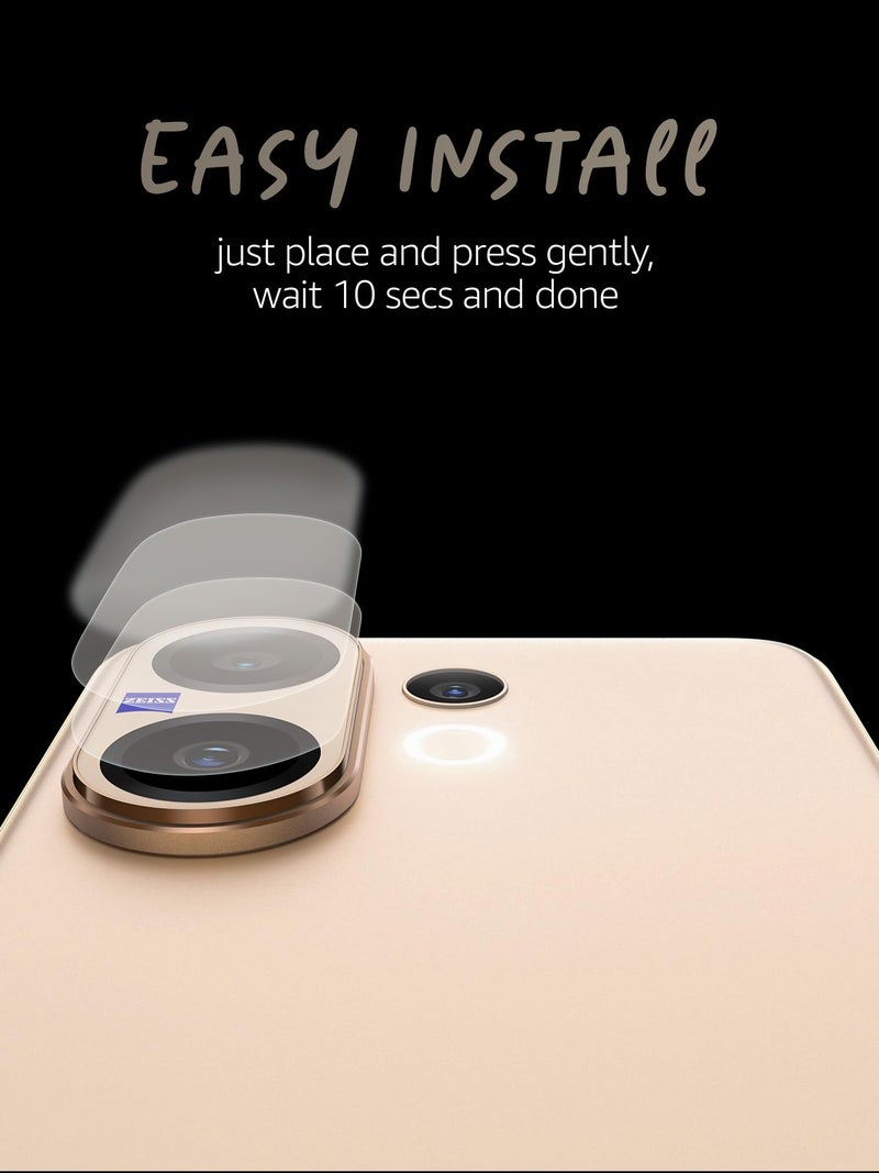 Lensarmor Compatible with Vivo V60 Camera Lens Protector (1 Pack) – Premium 9H Tempered Glass, Military-Grade Protection, Ultra-Clear Transparency & Case-Friendly Fit - Image 4