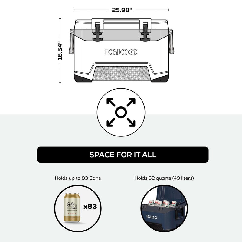 Igloo إجلو BMX 52 QT بلو المتين - Image 3