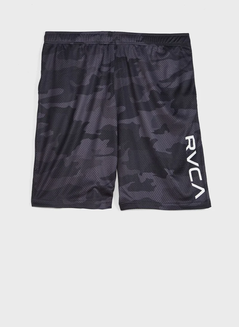 rvca Logo Shorts