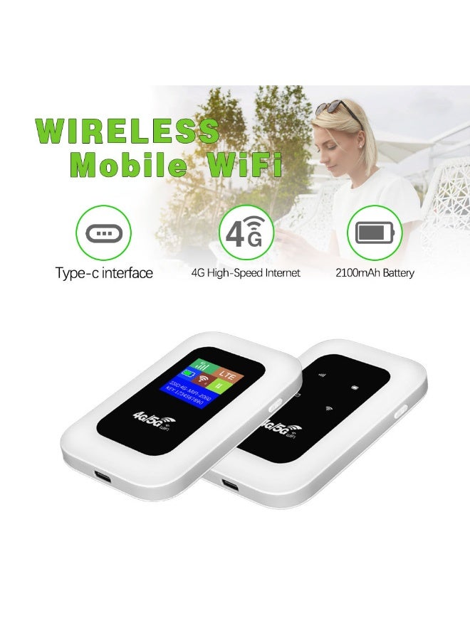 عام 4G/5G wifi mobile WiFi router 150Mbps high-speed portable Asian travel WiFi modem with SIM card slot, up to 10 devices can be shared - Image 2