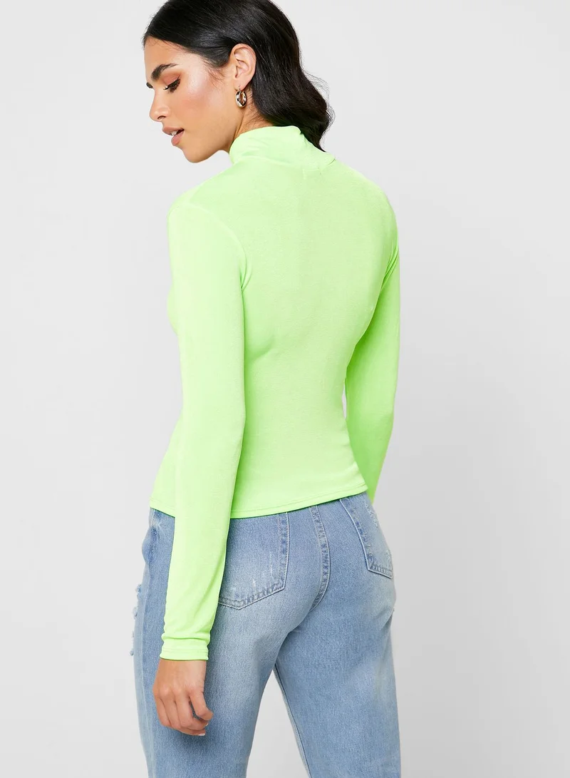 Ginger High Neck Top