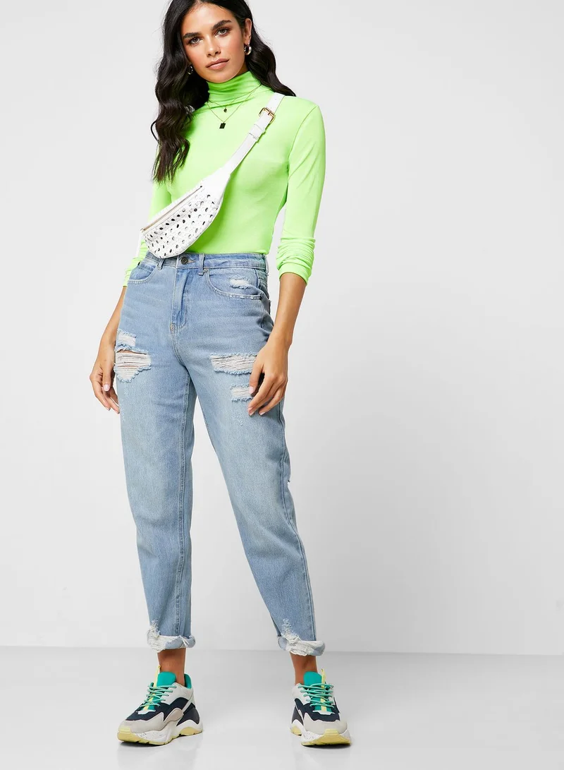 Ginger High Neck Top