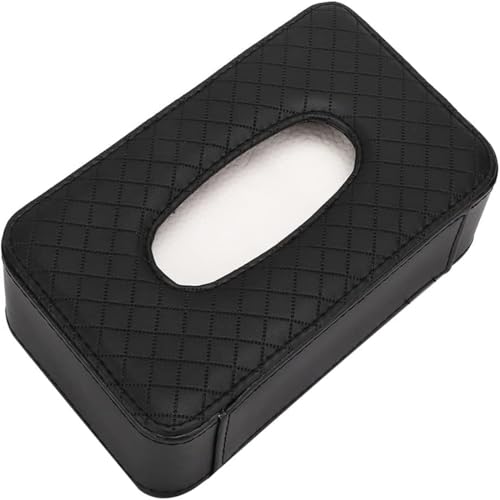 Maharsh Auto Accessories Car Sun Visor Tissue Box Paper Napkin Holder Tissue Holder Beige Or Black color-1pcs - Image 1