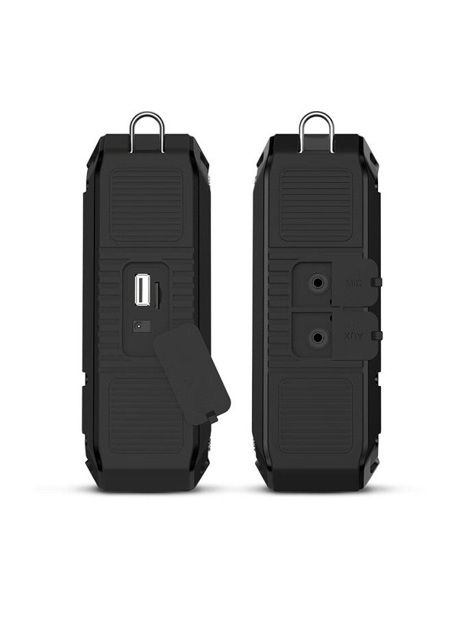 SHIDU M1000 Portable Amplifier, Teacher's Classroom Amplifier, High Volume Outdoor Speaker, Long Battery Life, Anti-howling Megaphone, Wireless Microphone, Black - Image 2