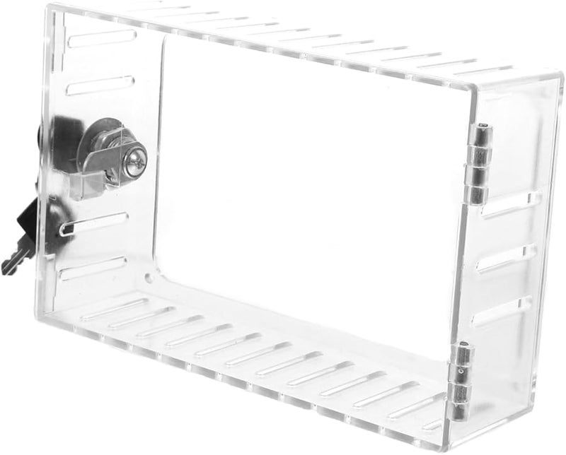 Durable Plastic Thermostat Lock Box with Key Transparent Cover for Secure Protection - Image 2