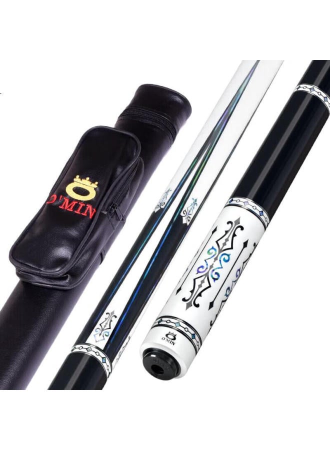 O'Min Future A06 Pool Cue, Big Tip Nine-Ball Cue, Black 8-Ball Cue, American Pool Cue, Black Eight Cue, Cue Case Set - Image 1