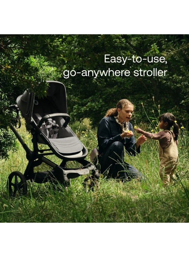 Bugaboo Fox 5 Renew Complete Stroller in Graphite/Moon Grey - Image 2