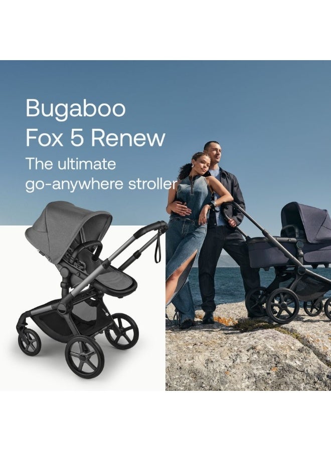 Bugaboo Fox 5 Renew Complete Stroller in Graphite/Moon Grey - Image 3