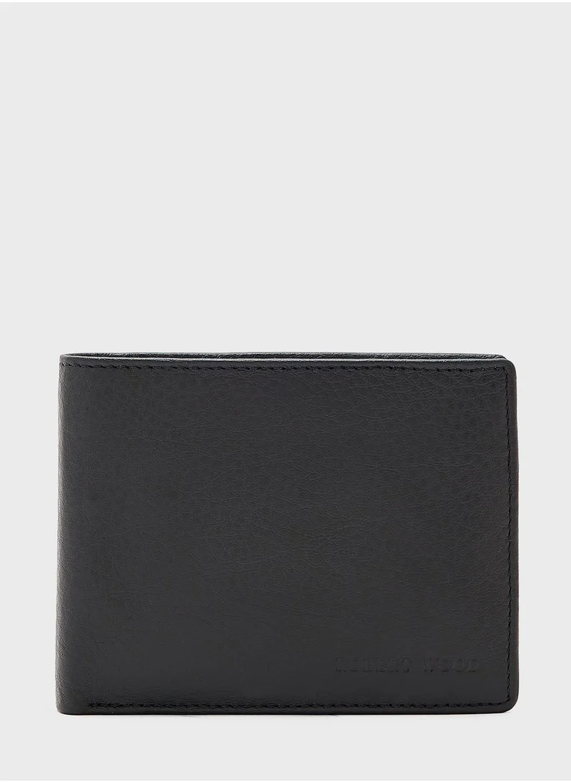 روبرت وود Genuine Leather Bi-Fold Wallet