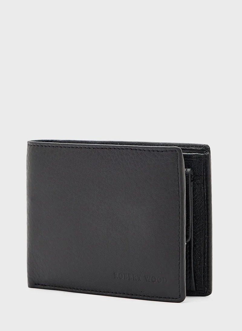 روبرت وود Genuine Leather Bi-Fold Wallet