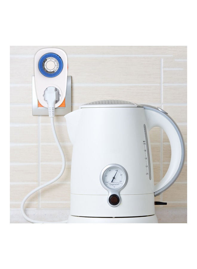 NIBEMINENT Plug-In Timer Switch White/Blue/Black - Image 4