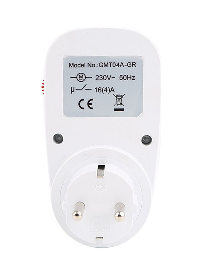 NIBEMINENT Plug-In Timer Switch White/Blue/Black - Image 3