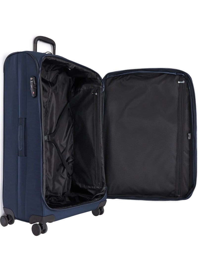 كيبلينغ حقيبة سفر كبيرة قابلة للتوسيع زرقاء - Image 3