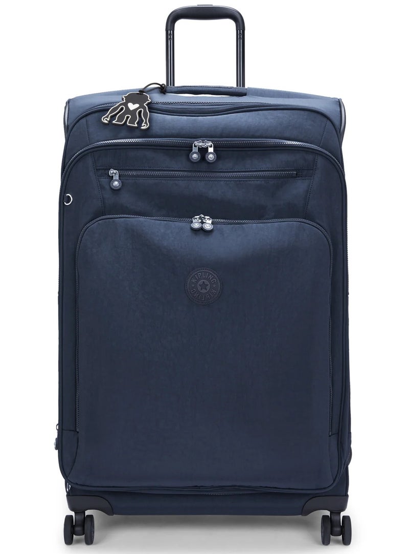 كيبلينغ حقيبة سفر كبيرة قابلة للتوسيع زرقاء - Image 1