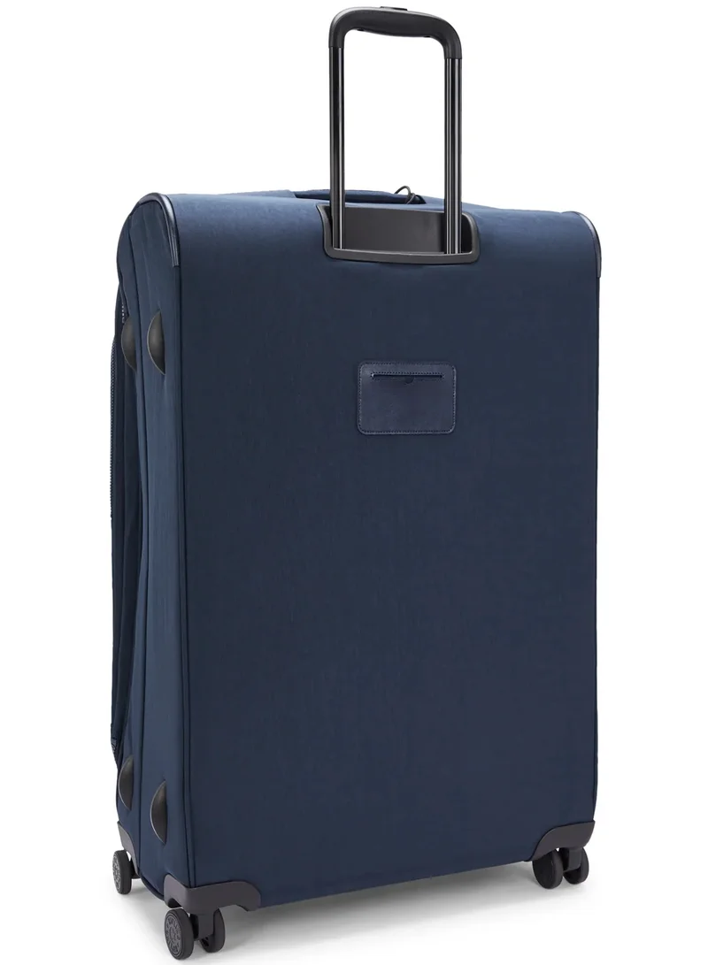 kipling New Youri Spin L 76 Cm 4 Double Wheeled Expandable Luggage Trolley - Blue Bleu 2