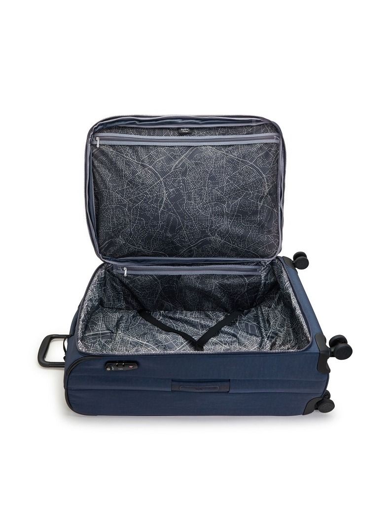 كيبلينغ حقيبة سفر كبيرة قابلة للتوسيع زرقاء - Image 3