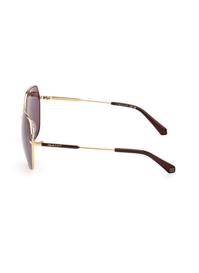 GANT Square Sunglasses For Women - Shiny Pale Gold  - Image 2